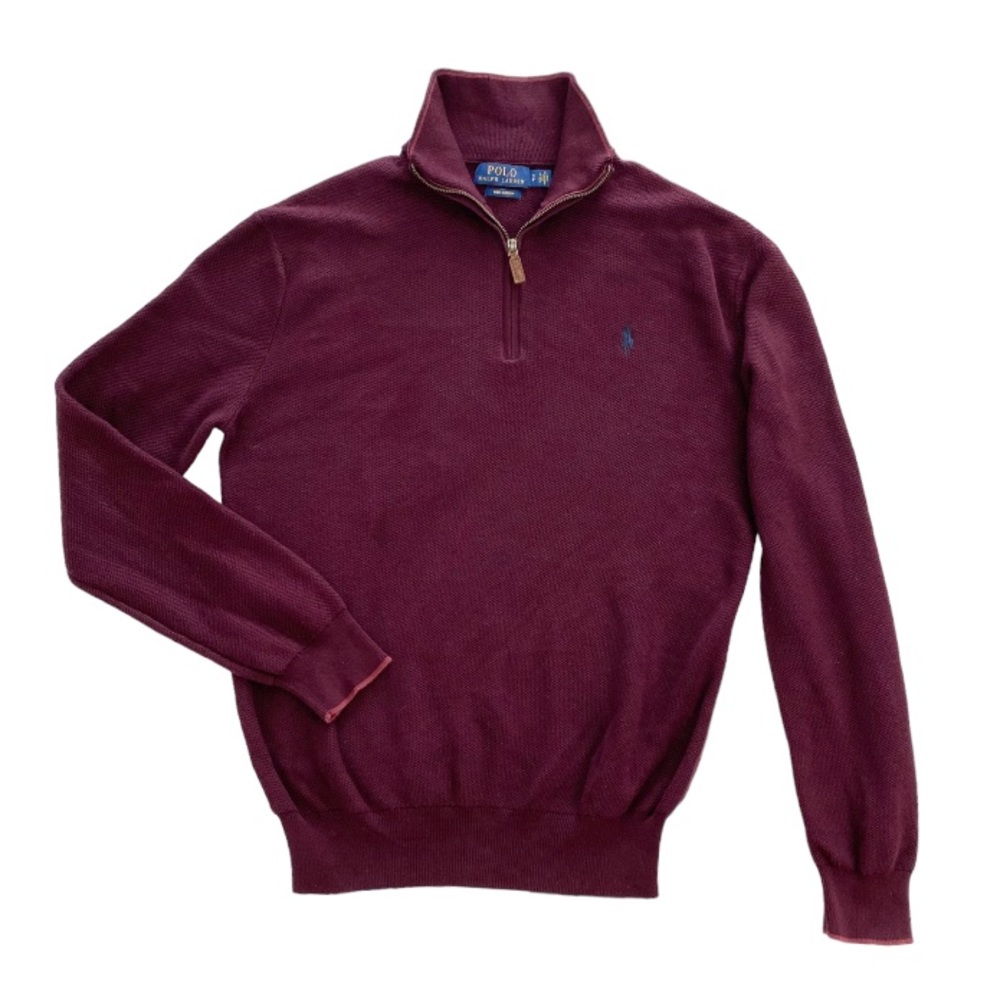 Polo Ralph Lauren Mens Pullover 1/4 Zip Pima Cotto
